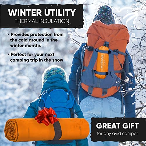 POWERLIX Sleeping Pad - Ultralight Inflatable Sleeping Mat, Ultimate for Camping, Backpacking, Hiking - Airpad, Inflating Bag, Carry Bag, Repair Kit - Compact & Lightweight Air Mattress - Image 2