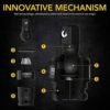 LEXIVON Premium Impact Universal Joint Socket Swivel Set | 3-Piece Ball Spring Design 1/2", 3/8", and 1/4" U-Joint Drive | Cr-Mo Steel - Full Impact Grade (LX-113) - Image 6