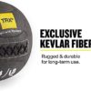 TRX Training 10-Inch Dupont Kevlar Medicine Ball, Fitness Training Gear for at-Home Gym Equipment, Heavy-Duty Slam Ball (6–16 Pounds) - Image 3