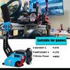 Obokidly 2-in-1 USB Handbrake Support G29 Compatible with PS4 ONE + PC for Simracing Game Sim Rig with Clamp (Blue-for G29) - Image 8