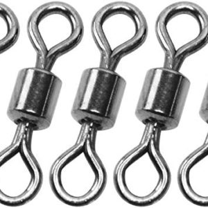 SF Fly Fishing Micro Swivels Stainless Steel Material Fishing Ball Bearing Swivels Hook line Connector Fishing Tackle Accessories 10LB-30LB