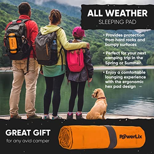 POWERLIX Sleeping Pad - Ultralight Inflatable Sleeping Mat, Ultimate for Camping, Backpacking, Hiking - Airpad, Inflating Bag, Carry Bag, Repair Kit - Compact & Lightweight Air Mattress - Image 3