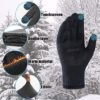 Winter Gloves Men Womens Warm Touchscreen Gloves Knitted Double Layer Thermal Non-slip Work Outdoor Sport Unisex Gloves - Image 3