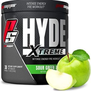 ProSupps® Mr. Hyde® Xtreme Pre-Workout Powder Energy Drink - Intense Sustained Energy, Pumps & Focus with Beta Alanine, Creatine & Nitrosigine, (30 Servings, Sour Green Apple)