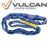 VULCAN Round Sling - Super Duty - 10 Foot - Blue - Safe Working Load 21,200 Lbs. (V) - 17,000 Lbs. (C) and 42,400 Lbs. (B) - Image 6
