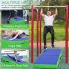 Gymnastics Mat 48”X24”X14” Incline Tumbling Mats Folding Cheese Mat for Gymnastics W/Non-Slip Surface & Handles for Kid Adults Training Exercise For Home - Image 4