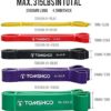 TOM SHOO Pull up Assist Bands Set, Strength Heavy Duty Pull Up Assist and Powerlifting Stretch Bands and Resistance Bands for Resistance Training, Fitness Exercise - Image 5