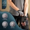 Fingerless Rowing Gloves. Perfect Fitness Gloves for Rowing Machine, Exercise Bike, Weight Lifting, Cycling, Training, Gym. Workout Gloves for Men and Women - Image 6
