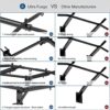 Wall Mounted Pull Up Bar, Thicken Steel Max Load 300 lbs，Punch Bag and TRX Training Hook for Home Gym Upper Body Workout Chin up Bar for Garage - Image 5