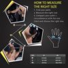 LIMMAX Padded Workout Gloves for Men - Gym Weight Lifting Gloves with Wrist Wrap Support, Full Palm Protection & Silicone Grip Gym Gloves, Exercise, Cross Training, Fitness, Pull-up - Image 7