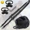 REERON Two Point Traditional Sling with Mounts - Adjustable Extra Long Two Point Traditional Sling with 2 Pack 1.25" QD Sling Rail Swivel Mounts for Mlock - Image 2