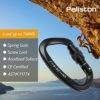 Paliston Locking Carabiner - 25kN 5600lb Climbing Carabiner Screw Gate D Shape Carabiner - Image 2