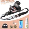 Sling Bag for Women PU Leather Sling Bag Small Crossbody Sling Backpack Multipurpose Chest Bag for Women Cycling Hiking (Black) - Image 2