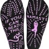 Yoga Socks for Women - Namaste & Breathe with non slip grip, and Cute Yoga Animal Designs - Image 9