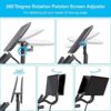 360 Degree Rotation Pivot Screen Swivel Mount for Peloton Exercise Bike - Upgraded Swivel Arm for Screen Adjust Attachment Premium Aluminum Peloton Accessories for Spin Bike (NOT for Peloton Bike+) - Image 4