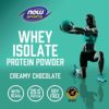 NOW Sports Nutrition, Whey Protein Isolate, 25 G With BCAAs, Creamy Chocolate Powder, 5-Pound - Image 4