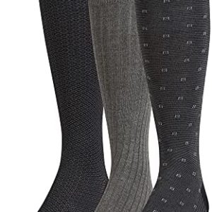 Gold Toe Men's Dress Over-the-calf Socks, 3-pairs