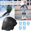 Gudook Knee Pads for Kids : Knee and Elbow Pads Wrist Guards 3 in 1 Kids Protective Gear Set for Skateboarding BMX Inline Roller Skating Cycling Bike Rollerblading Scooter Riding Sports Kids Knee Pads - Image 2