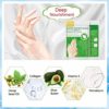 Hand Mask 5 Pack with Collagen, Shea Butter, Vitamin E - Deep Moisturizing Repair Skin for Dry Rough Hands - Perfect Daily Hand Care Treatment - Image 2
