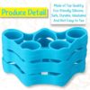 3 Pcs Hand Grip Strengthener 3 Pcs Finger Exerciser and 3 Pcs Hand Balls for Exercise, Hand Exerciser Grip Strengthener Finger Strength Trainer for Relieve Wrist Thumb Pain Stress Climbing - Image 6