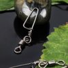 Sougayilang Fishing Rolling Swivel with Coast Lock Snap Stainless Steel Black Nickel Fish Swivels Line Connector - Image 7