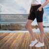 C Crush Biker Shorts Women with Pockets-3 Pack Womens Workout Shorts-Yoga Shorts-Womens Running Shorts-Tummy Control Shorts - Image 4