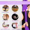 Resistance Bands Set, 3 Pack Professional Latex Elastic Bands for Home or Gym Upper & Lower Body Exercise, Physical Therapy, Strength Training, Yoga, Pilates, Rehab, Blue & Purple & Pink - Image 8