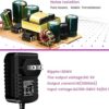 Pedal Power Supply Adapter 9V DC 1A 1000ma Tip Negative 5 Way Daisy Chain Cables for Guitar Effect Pedals - Image 3