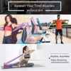 Resistance Bands Set, 3 Pack Professional Latex Elastic Bands for Home or Gym Upper & Lower Body Exercise, Physical Therapy, Strength Training, Yoga, Pilates, Rehab, Blue & Purple & Pink - Image 7
