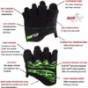 Workout Gloves Weight Lifting Grips with Silicon Padding by RUNTOP - Exercise Gloves Perfect for Women Men Cross Fitness Training WODS Weightlifting Bodybuilding Powerlifting Gym Fitness - Image 2