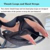 Ledhlth Mesh Arm Sling Black for Shower Shoulder Immobilizer Brace Support for Broken Shoulder Elbow Arm Wrist Injury Men Women Teenagers Adults left right - Image 4