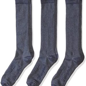 Wrangler mens Lightweight Ultra-dri Boot Socks 3 Pair Pack