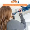 Gym1 Deluxe Doorway Gym Pull-Up Bar, Heavy-Duty Home Gym Core Unit Offers a Wide Range of Movements for Strength Training and Core Cardio Exercise, Easy to Install, Safely Supports Up to 300 Pounds - Image 2
