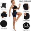 Rataves Women's 6 Inch Athletic Yoga Shorts with Pockets Tummy Control High Waisted Shorts(002) - Image 5