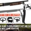 Bedone Shotgun Sling with 15-Round(12 Gauge) Shellholder, Metal Hooks and Mil-Spec Swivels Adapters(Studs Included), Adjustable Strap Length Gun Sling for Shotgun Hunting - Image 3