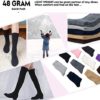 Women's Thin Merino Wool Socks,Lixia Multi Colors Soft Dress Socks,Warm Breathable Crew Casual Socks 3/6 Pairs Pack - Image 3