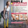 Resistance Bands Set - Exercise Bands with 8 Resistance Levels,Booty Loop Bands for Leg and Butt,Workout Bands for Physical Therapy,Yoga,Pilates,Rehab,Stretching and Home Workout - Image 2
