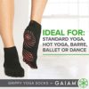 Gaiam Grippy Yoga Socks for Women & Men – Full Toe Non Slip Sticky Grip Accessories for Yoga, Barre, Pilates, Dance, Ballet - Image 5