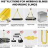 2pcs 2 inch by 6 feet Lifting Strap 3000 lbs Load Capacity and 9000 lbs Breaking Strength Eye-Eye Web Sling by Big Autoparts - Image 8