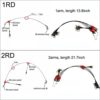 JSHANMEI 12pcs/lot Stainless Steel Wire Fishing Leaders with Swivels Snaps Beads High-Strength Fishing Wire Rigs Fishing Trace Lures Steel Wire Leader Spinner Fishing Line Tackle - Image 2