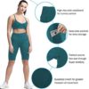 TYUIO High Waisted Yoga Shorts for Women Tummy Control Workout Running Biker Shorts - Image 4