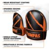 AMPAS Flooring and Roofing Work Knee Pads, Neoprene Kneepads with Single Velcro Strap & Non-Marking Leather Cover, Comfortable Kneeling Cushion for Gardening, House Cleaning, Construction Work - Image 2