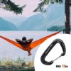 12PCS Carabiner Clips Set - 4pcs 12KN Heavy Duty Caribeaners 8pcs 66lbs Lightweight Caribeener Clips,D Ring Key Clip for Hammocks Camping Accessories Hiking Gym Keychain Locking Dog Leash and Harness - Image 7