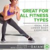 Gaiam Restore Mini Band Kit, Set of 3, Light, Medium, Heavy Lower Body Loop Resistance Bands for Legs and Booty Exercises & Workouts, 12" x 2" Bands - Image 3