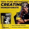 Instantized Creatine Monohydrate Gains in Bulk, Worlds First 100% Soluble Creatine for Strength, Performance, and Muscle Building (100 Servings) - Image 5