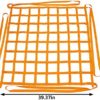 Zhuge Safety Lifting Net Straps, Flat Nylon Sling Hoisting Net, Loading and Unloading Heavy Objects 10cm Square Mesh Tear Resistance for Construction Rigging Moving Towing Hoisting Work Gear 1*1m - Image 2