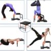 Shipenophy Yoga Stool, Multifunctional Yoga Chair Yoga Headstand Stool Yoga Headstand Bench Environmentally Stand Yoga Chair Multi‑Purpose for Family Gym - Image 4