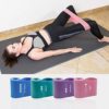Resistance Loop Bands for Legs and Butt, Pack of 4 Different Resistance Levels Elastic Band for Full Body Workout, Pilates, Yoga, Home Fitness, Muscle Training, Physical Therapy - Image 2
