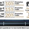 Gorilla Mats Premium Large Yoga Mat – 6' x 4' x 8mm Extra Thick & Ultra Comfortable, Non-Toxic, Non-Slip Barefoot Exercise Mat – Works Great on Any Floor for Stretching, Cardio or Home Workouts - Image 7