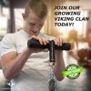 Vikingstrength Forearm Blaster- Fat Thick Grips Forearm strength excercise equipment. Thick Wrist Roller Grips for Muscle building and Injury prevention Hand Grip Strengthener + V-Strength Workout App - Image 2